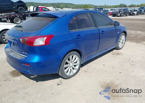 2010 Mitsubishi Lancer Sportback Gts from USA, damaged, VIN JA32X8HW1AU006541